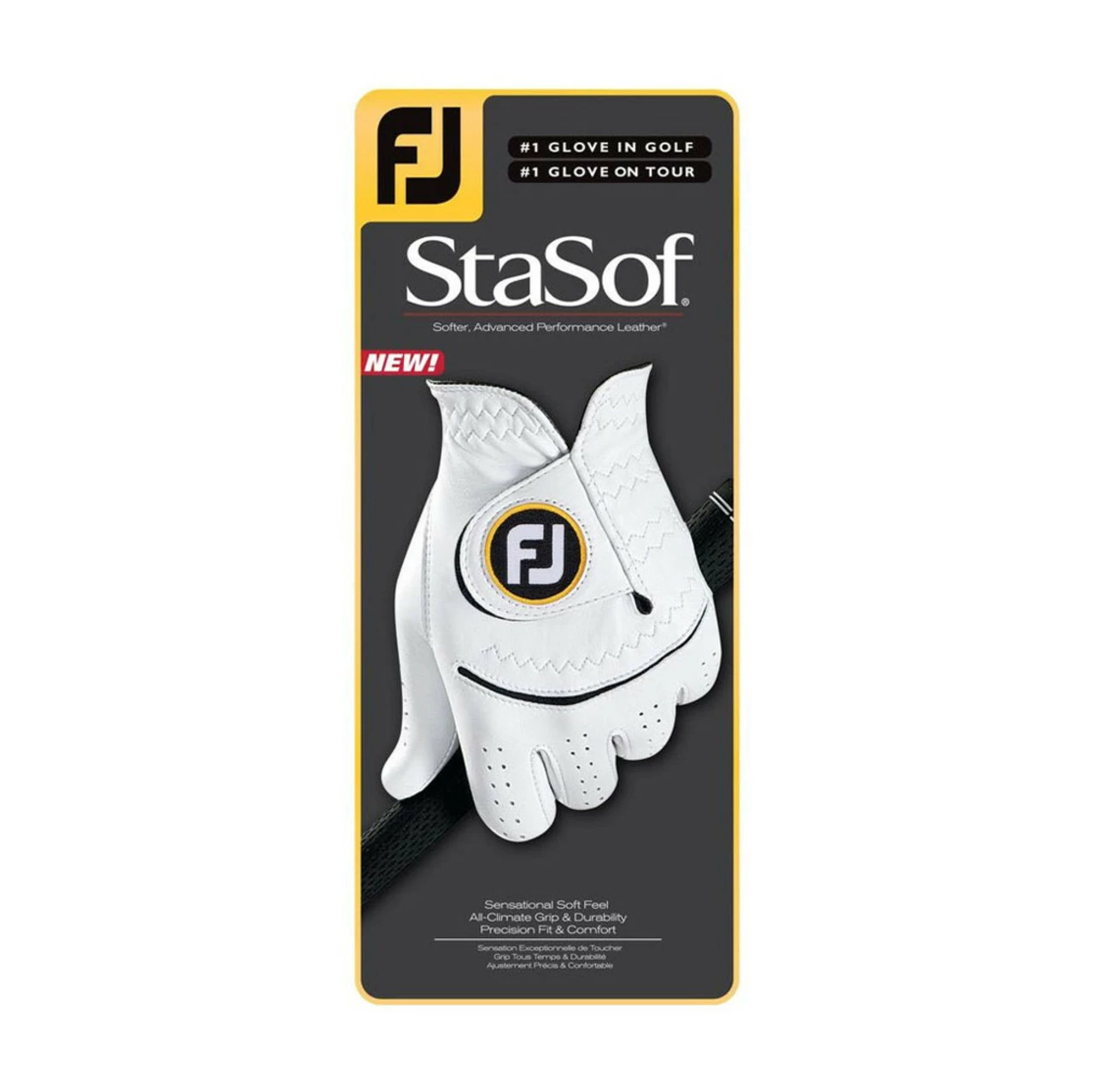 FootJoy Men's StaSof Glove - White - Prior Generation - Image 4